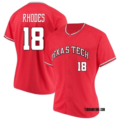 Women's Isaiah Rhodes Texas Tech Red Raiders Replica Performance Baseball Jersey - Red