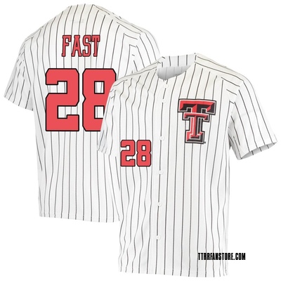Youth Taber Fast Texas Tech Red Raiders Replica Performance Baseball Jersey - White