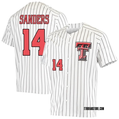 Youth Travis Sanders Texas Tech Red Raiders Replica Performance Baseball Jersey - White